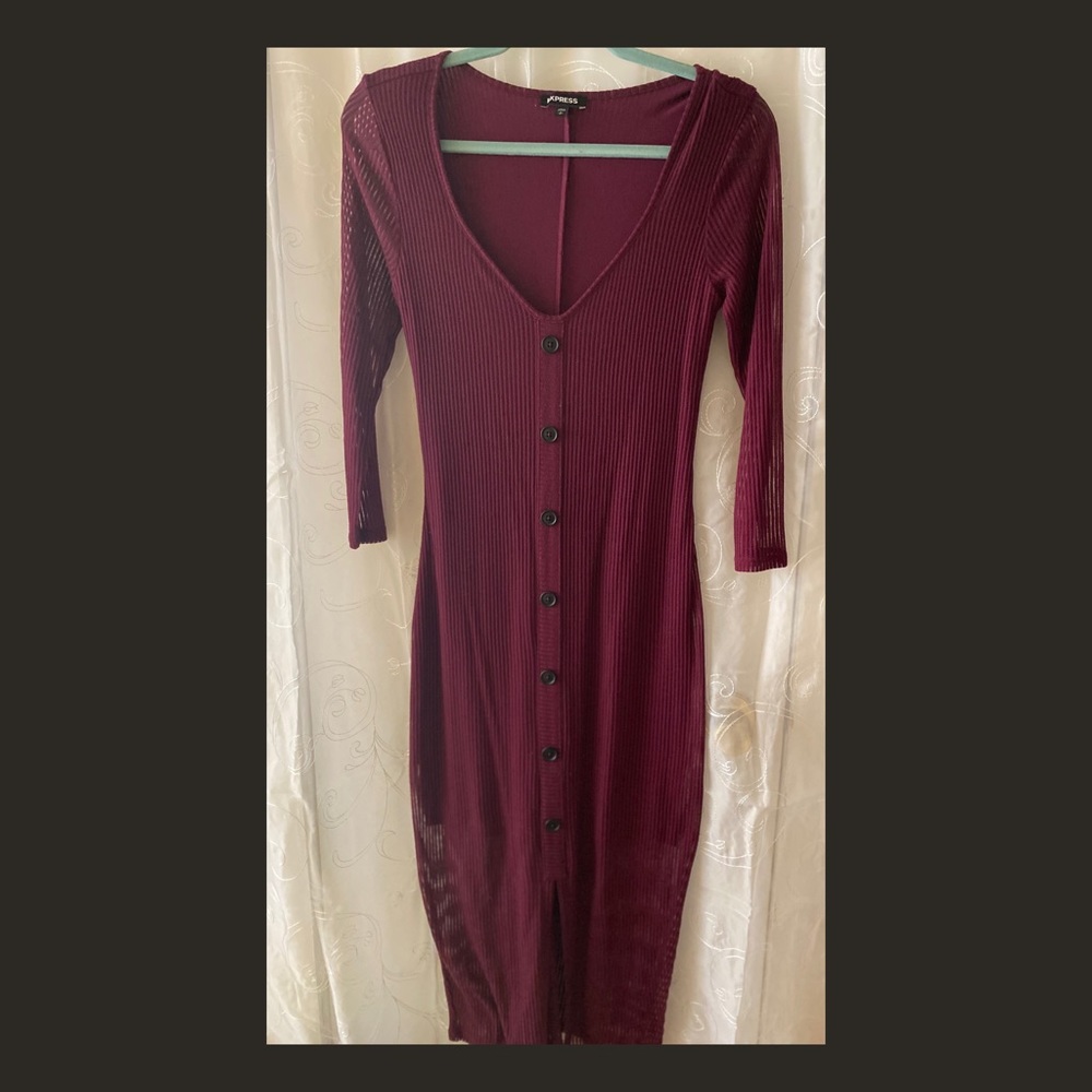 Express Bodycon sweater dress